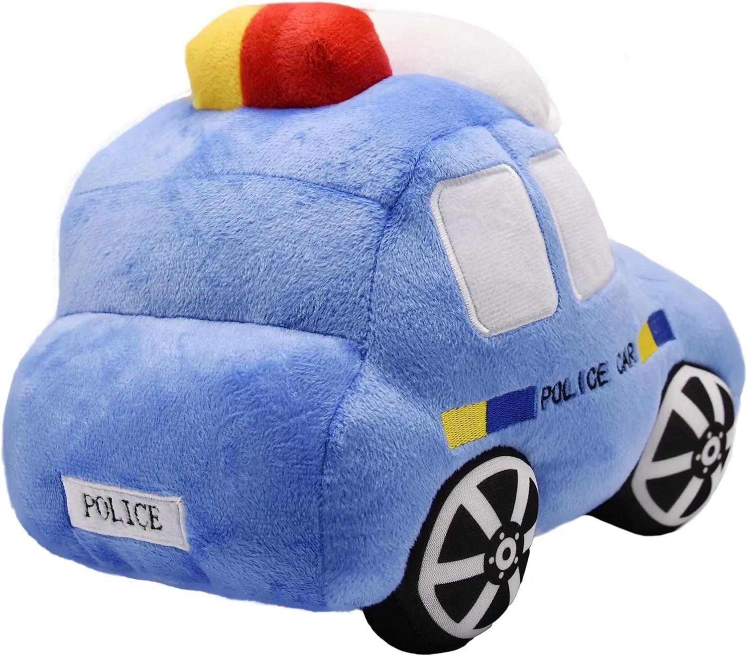 Soft Plush Police Car Stuffed Toy Super Cute Blue Squad Cars Plushie Excellent Gifts for Kids or Birthday Party 11 Inches (Police Car)