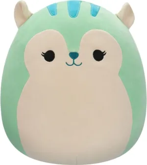 Squishmallows Plush Toy Fuyuki The Green Squirrel 20 cm Cuddly Toys