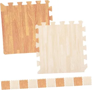 SUPVOX 12 Pack Interlocking Floor Mats Foam Puzzle Mats for Boys and Girls Home Gym Office Non-Slip