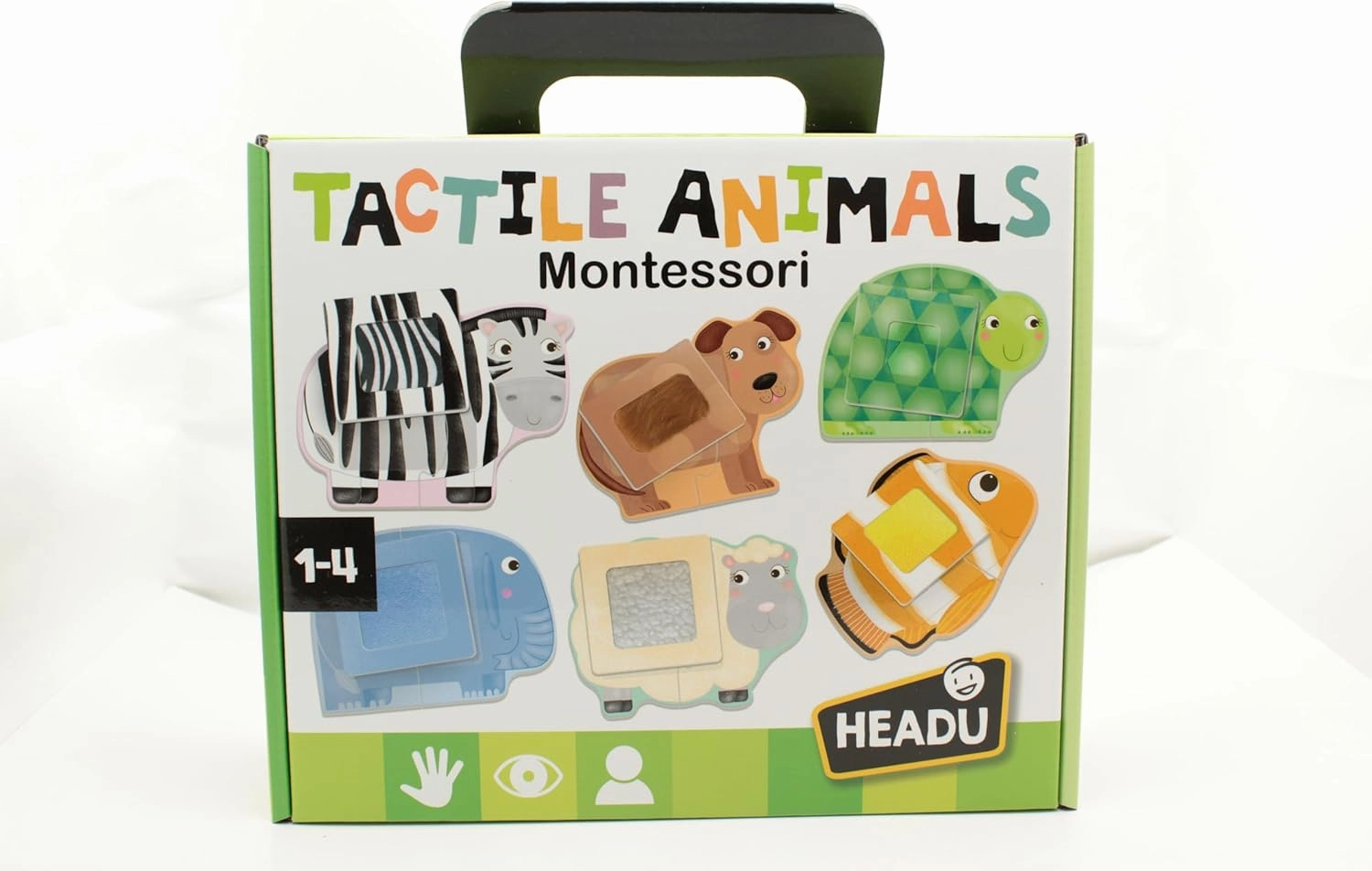 Tactile Animals Montessori – Toddler Learning Activities Ages 1-4, Educational Sensory Toys for 1 2 3 4 Year Old Boys Girls, Montessori Baby Learning Toys for 1  Year Old, Classroom Must Haves