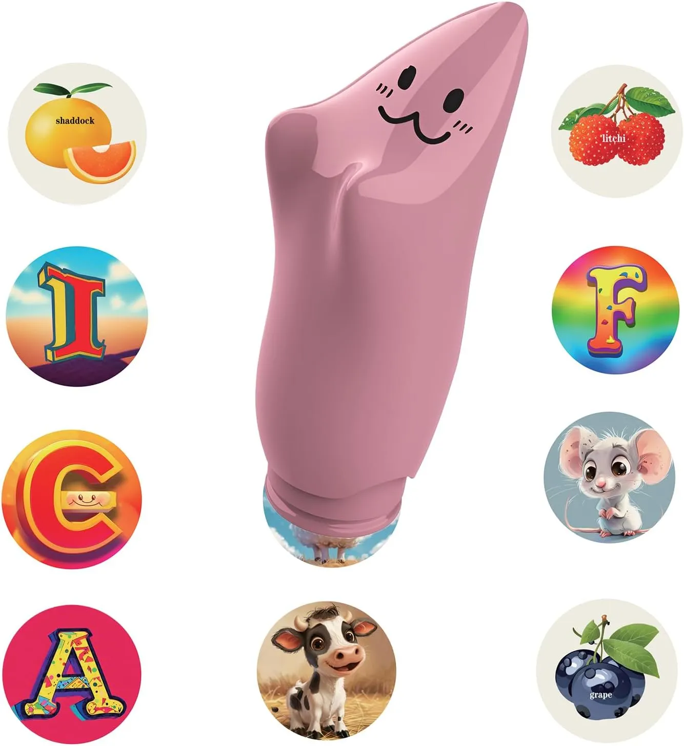 TANIN 1000 Pieces Stamper Stickers - ldeal Kid Toys for 3  Girls & Boys, Perfect for Toddler Learning Creative Play and Travel