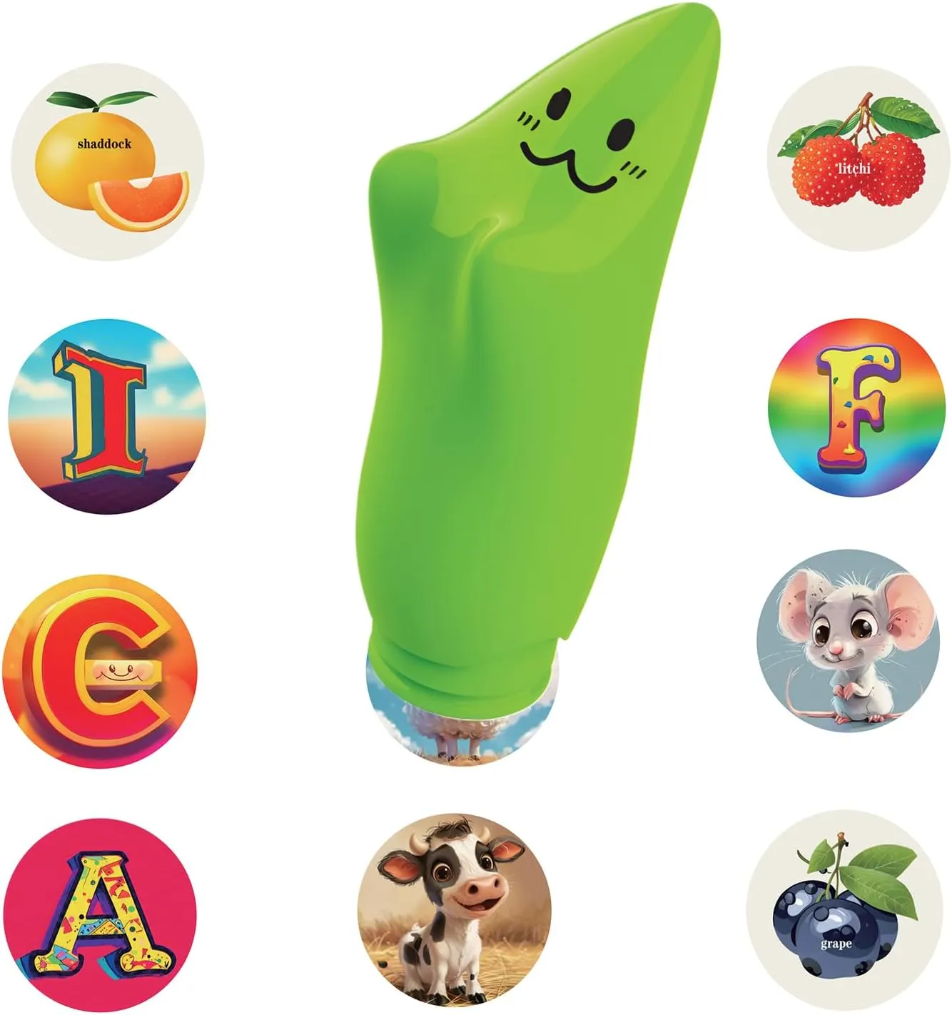 TANIN 1000 Pieces Stamper Stickers - ldeal Kid Toys for 3  Girls & Boys, Perfect for Toddler Learning Creative Play and Travel
