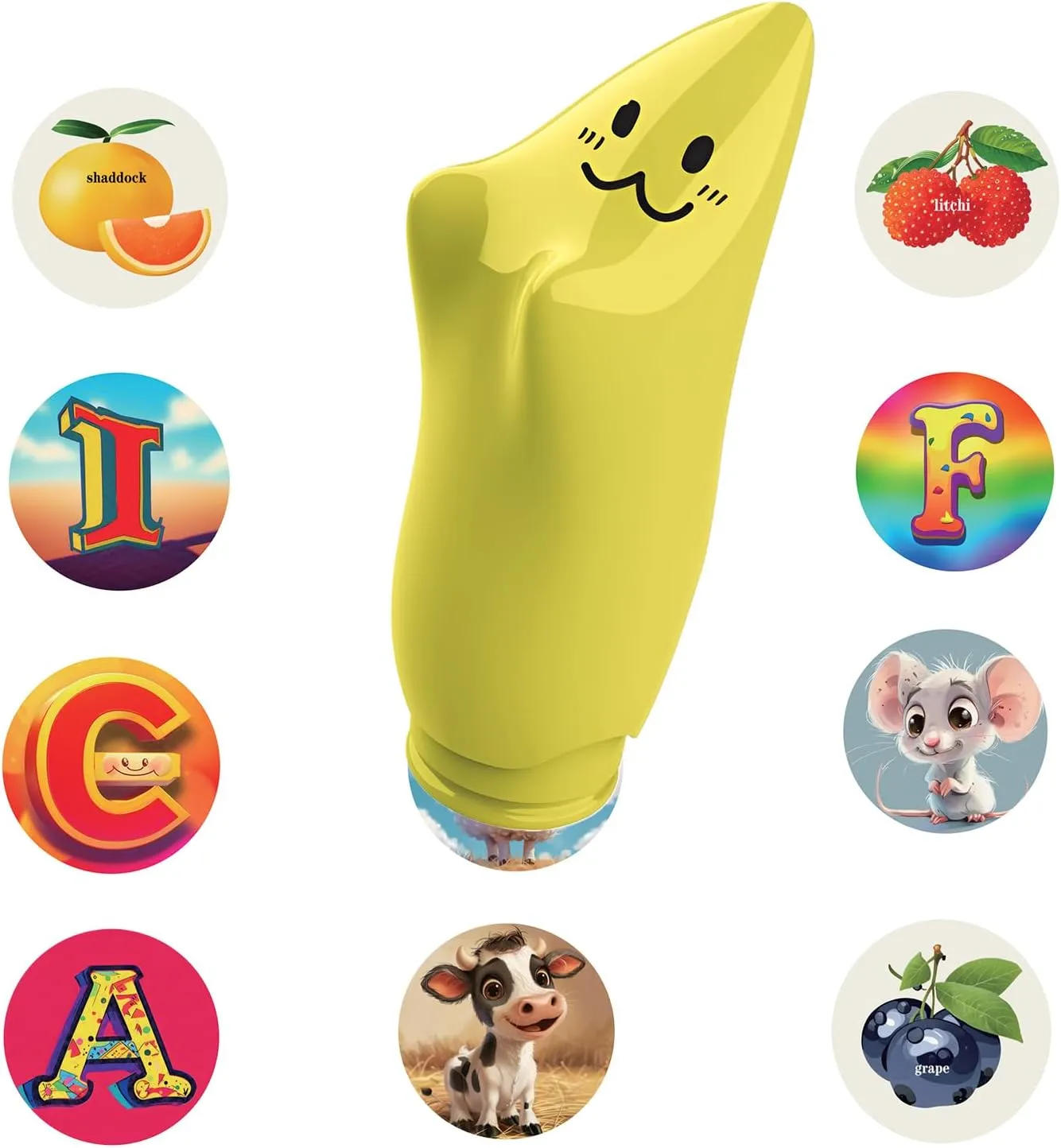 TANIN 1000 Pieces Stamper Stickers - ldeal Kid Toys for 3  Girls & Boys, Perfect for Toddler Learning Creative Play and Travel