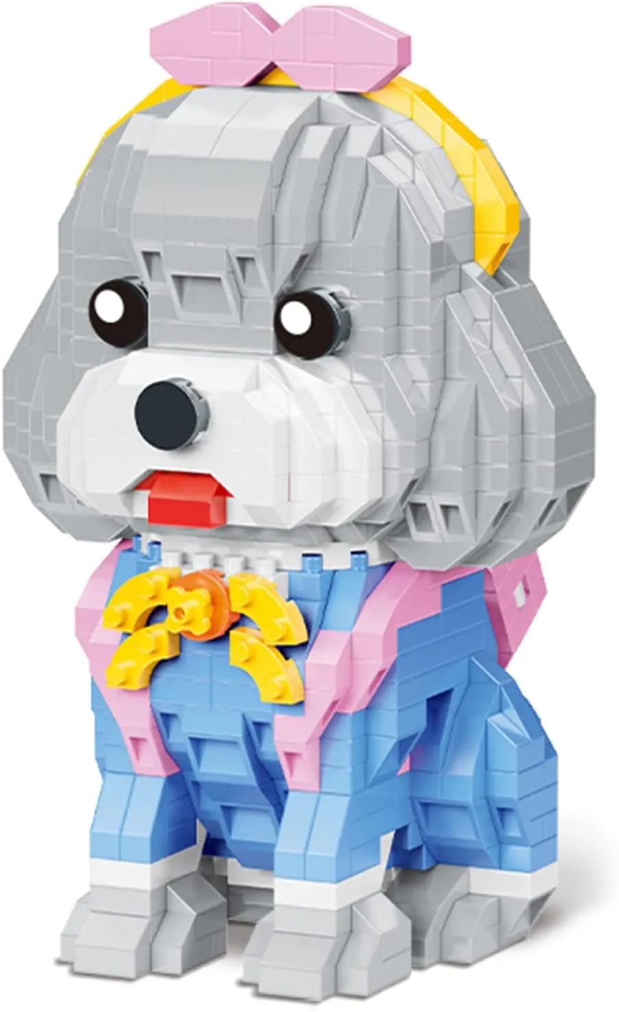Teddy Building Blocks, Mini Bricks Building Sets Dog, Cute Animal Series Micro Mini Building Blocks Kit, Dog Micro Building Blocks for Boys & Girls (Dog - 935Pcs)