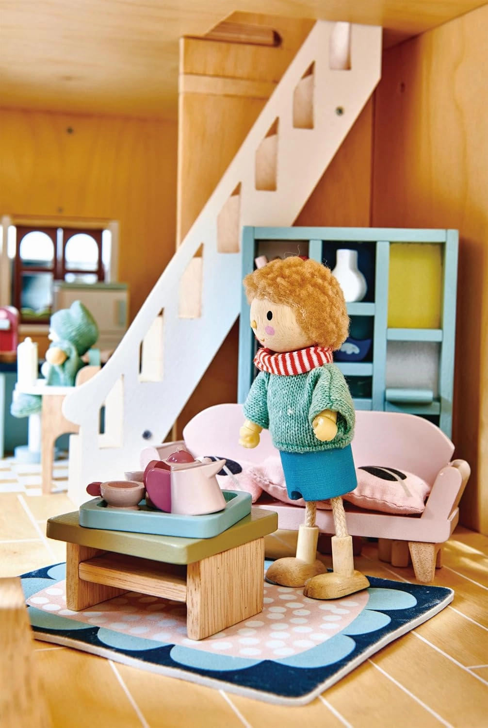 Tender Leaf Toys - Dovetail Dollhouse Accessories - Detailed Wooden Furniture Sets and Room Decor - Encourage Creative and Imaginative Fun Play for Children - Age 3 