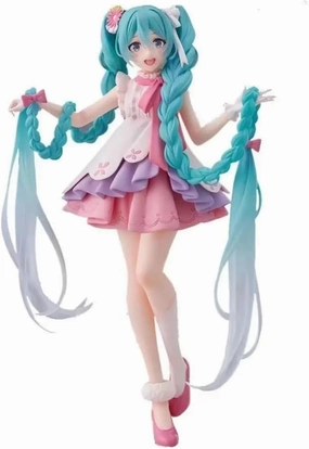 The 20cm Project Diva Arcade Pink Cherry Hatsune Miku Figure Anime Girl Figurine Model Decoration Dolls