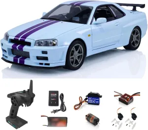 TOUCAN RC HOBBY Capo 1:8 RC Drift Car Car 4X4 Remote Control RTR R34 High-Speed Racing Car Model…