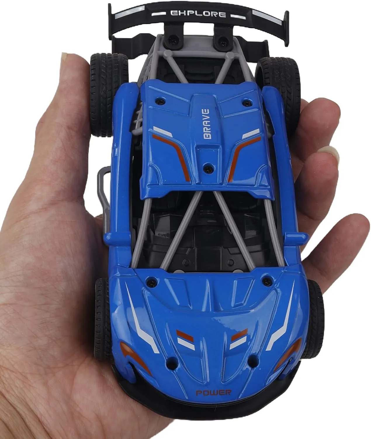 Toy Racing Car Miniature Replica Car Model Pull Back Car with Sound for 3  Years Old WJC-09 KLX600-11 (Blue)