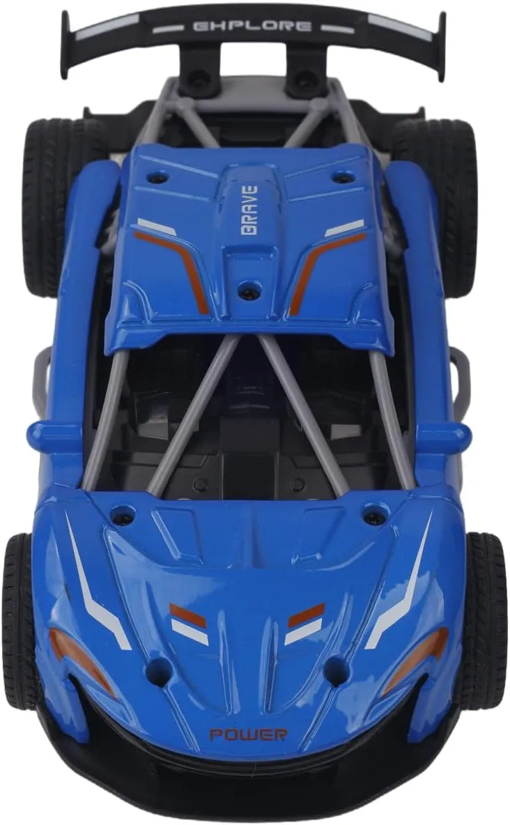 Toy Racing Car Miniature Replica Car Model Pull Back Car with Sound for 3  Years Old WJC-09 KLX600-11 (Blue)