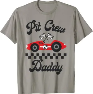 Two Fast Birthday Racing Car Daddy Of The Birthday Boy Party T-Shirt