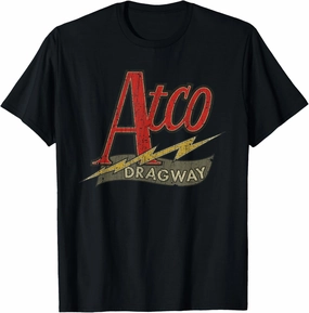 Vintage Speed Racing Drag Race Atco Drag Way 60s Distressed T-Shirt