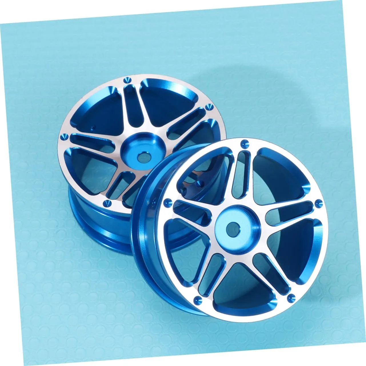 Wakauto 3sets 1/10 Racing Car Accessories Metal Hub Wheel Rim Parts for Adults Drift Car Mini 4pcs*3