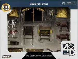 WarLock Tiles: Accessory – 4D Settings Medieval Farmer