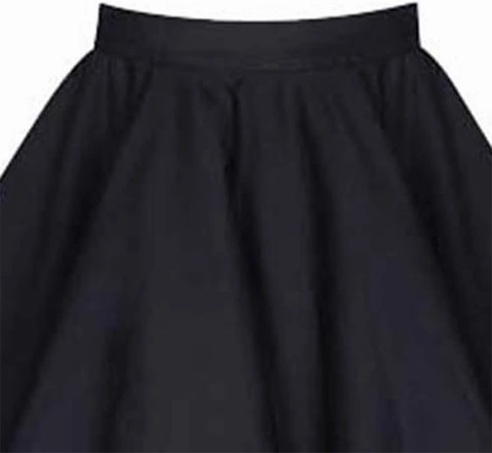 Women 50s Vintage Polka Dot A Line Pleated Midi Skirt Floral Cherry Cocktail Swing Skirt High Waist Knee Length Flared Skirt