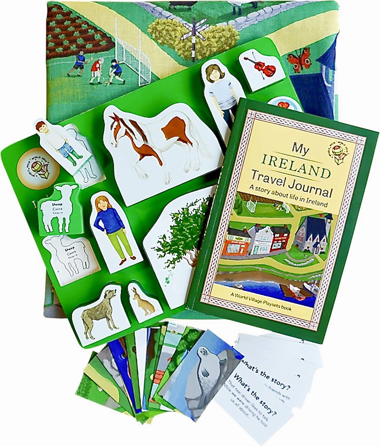 World Village Playset™ Ireland, Award Winning Irish Play Gift for Kids, Teach and Learn Irish Culture and Heritage, Fun Ireland Child Travel Toy, St Patrick’s Day, Multicultural Educational Adventure