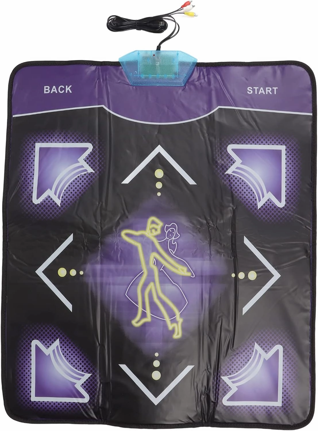 Yosoo Dance Mat Soft Prevent Slip Wearable 100 Music Games Dual Use Dancing Pad TV Computer Kids Adult Black Dance Mat Game Dancing Mat Dance Step Pad Dancing Pad TV Computer Dance Mat