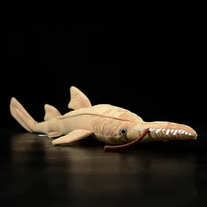 ZHONGXIN MADE Simluation Cute Saw Shark Toy - Proboscis Saw Shark, Simulation Animal Plush Toy Model Gift for Your Friends